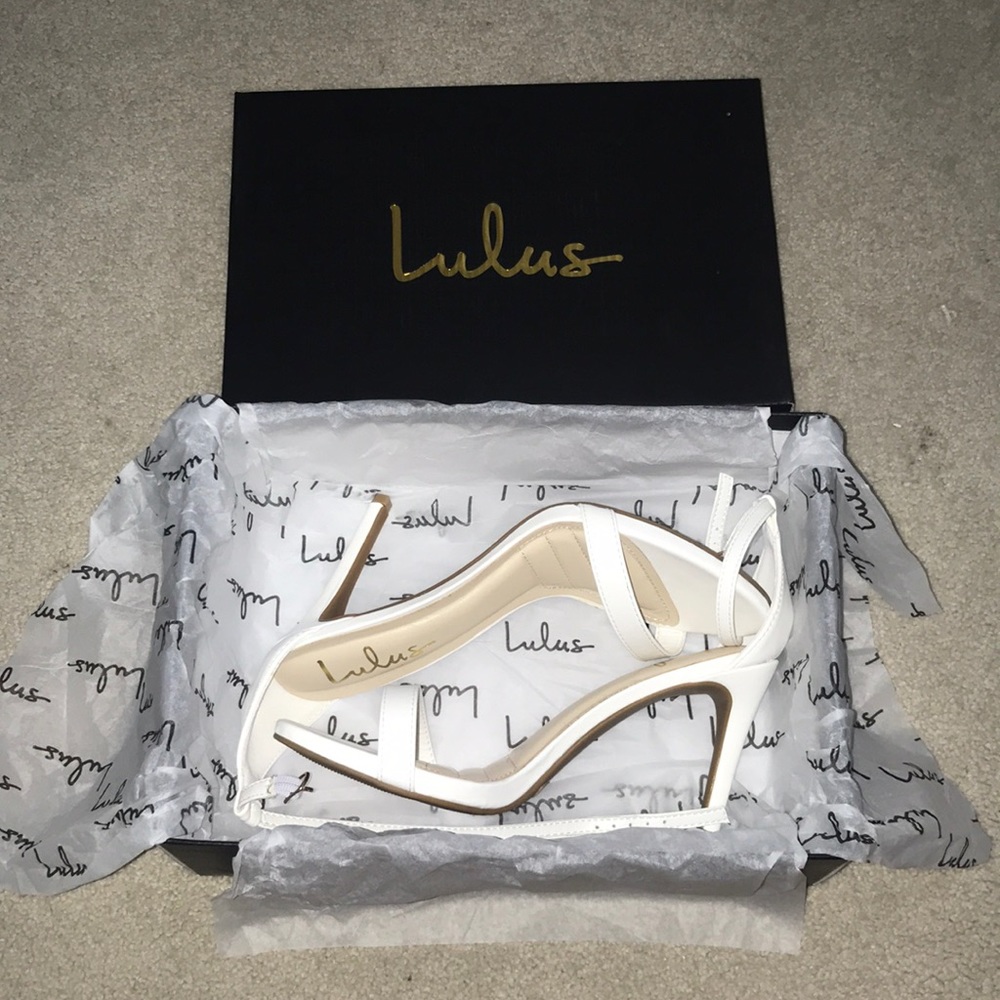 lulus white sandals